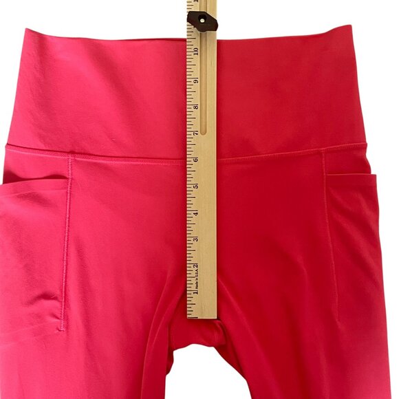 Athleta Womens Leggings Size Small Salutation Stash High Rise Legging Punch Pink - Picture 6 of 11